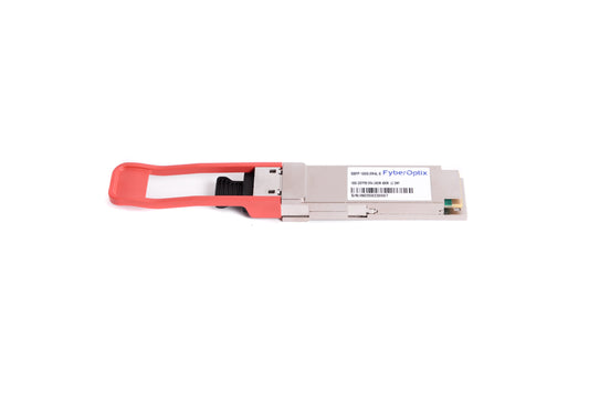 QSFP-100G-ER4L-S Cisco compatible 100G 40km transceiver with 1310nm LC/UPC and DOM. GBICS STORE