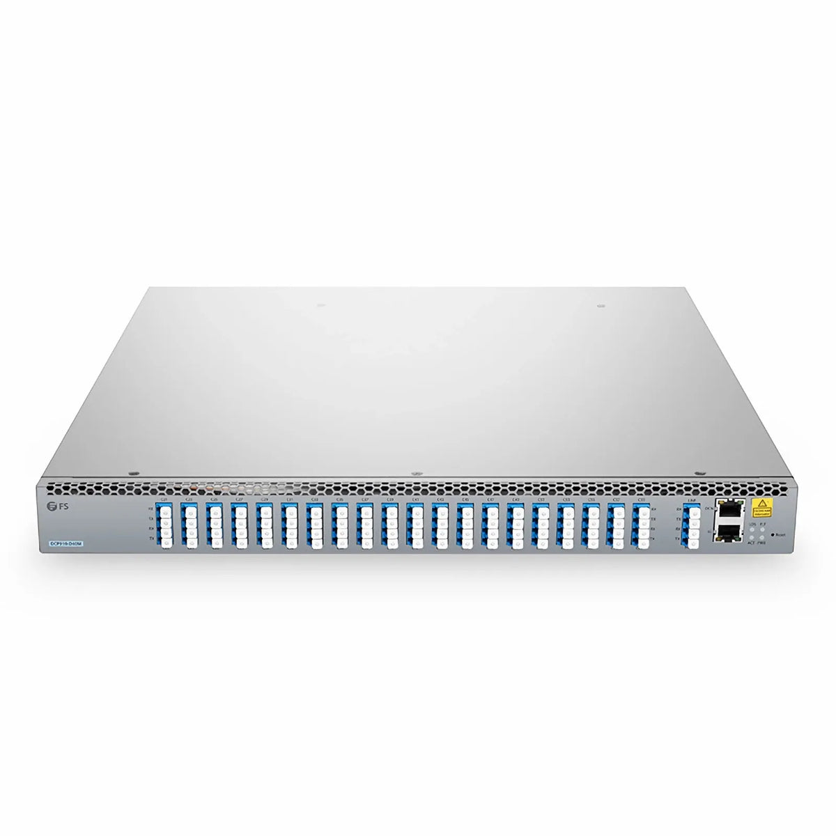 SFPS DCP910-D40M, 40 Channel 100G DWDM PAM4 Active Multiplexer, C21-C60, 20 x 100G LC/UPC, Duplex, with Monitor Port, 1U Rack Mount, 0-80km SFPS