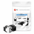 SFPS Cat6 RJ45 (8P8C) Unshielded Punch Down Keystone Jack Module, Black (10 pcs/Pack) SFPS