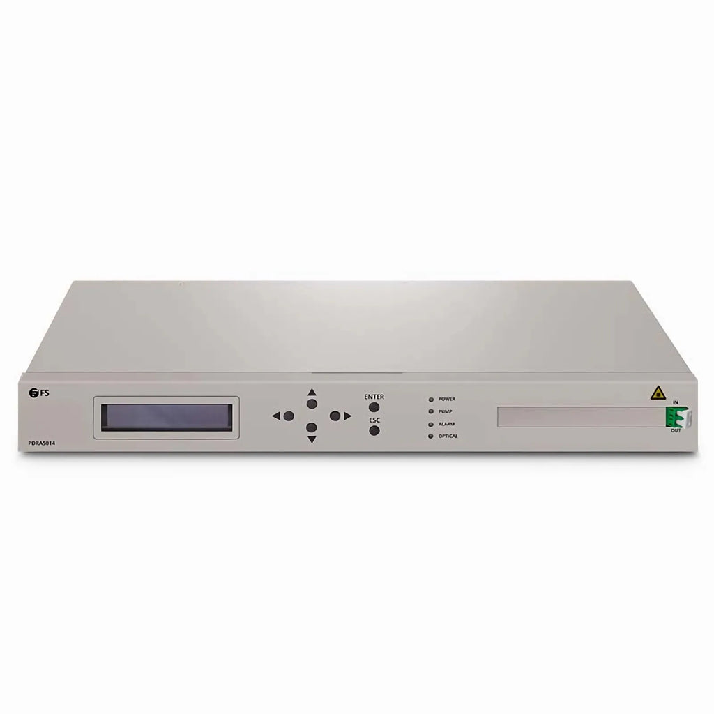 SFPS D7000 PDRA5014 Counter-propagating Distributed Raman Amplifier with 14dB Gain, 80 Wavelengths, Dual AC PSUs, 1U Rack Mount SFPS
