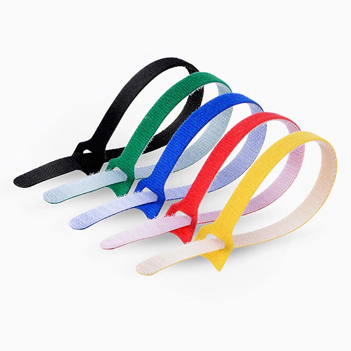 SFPS 25Pcs/Bag 10in.L x 0.5in.W T-type Reusable Cable Ties-Colorful SFPS