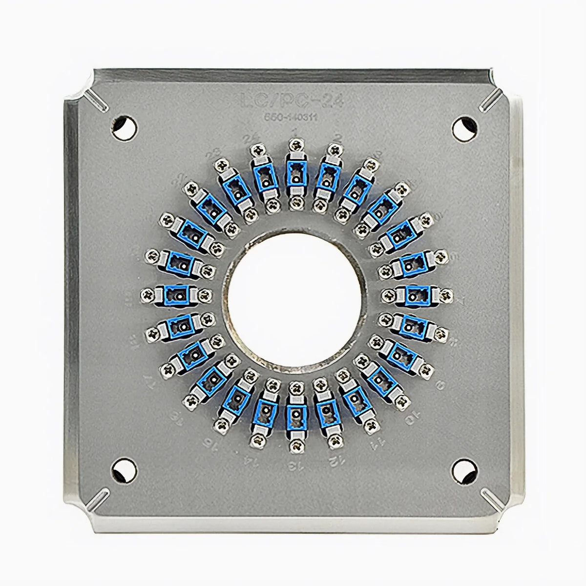 SFPS Polishing Fixture/Holder for LC/UPC 24(EX LC/UPC-20) Connectors (LC/UPC-24 Connector Jig) SFPS