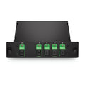 SFPS 1 x 4 PLC Fiber Splitter, Standard LGX Cassette, SC/APC, Singlemode SFPS