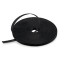 SFPS 25m/Roll 1000in.L x 0.48in.W Hook and Loop Reusable Cable Ties-Black SFPS