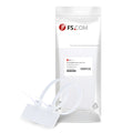 SFPS 100-Pack 6in.L x 0.15in.W ID Marker Nylon Cable Ties-Outside Flag-White SFPS