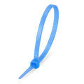 SFPS 100Pcs/Pack 6in.L x 0.15in.W Self-Locking Nylon Cable Ties, Blue SFPS