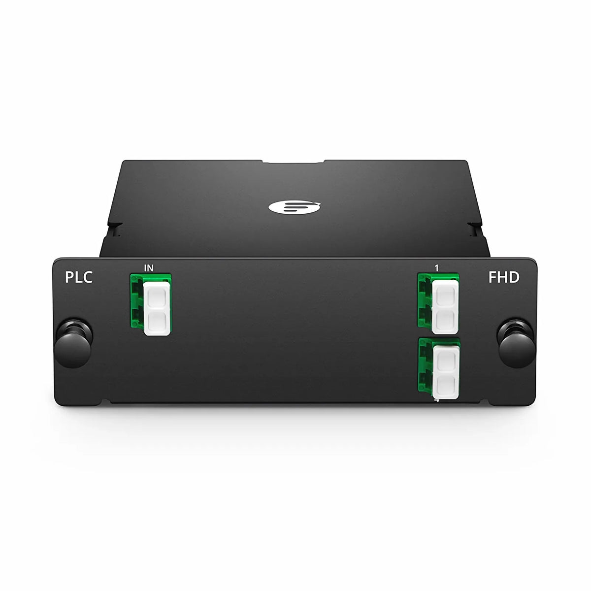 SFPS 1 x 4 PLC Fiber Splitter, Standard FHD Cassette LC/APC, Singlemode, for Optical LAN SFPS