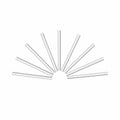 SFPS 0.8 x 30mm Fiber Optic Splice Protection Sleeve, Single Fiber, 50pcs/pkg SFPS