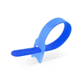 SFPS 100Pcs/Pack 6in.L x 0.5in.W T-type Reusable Cable Ties, Blue SFPS