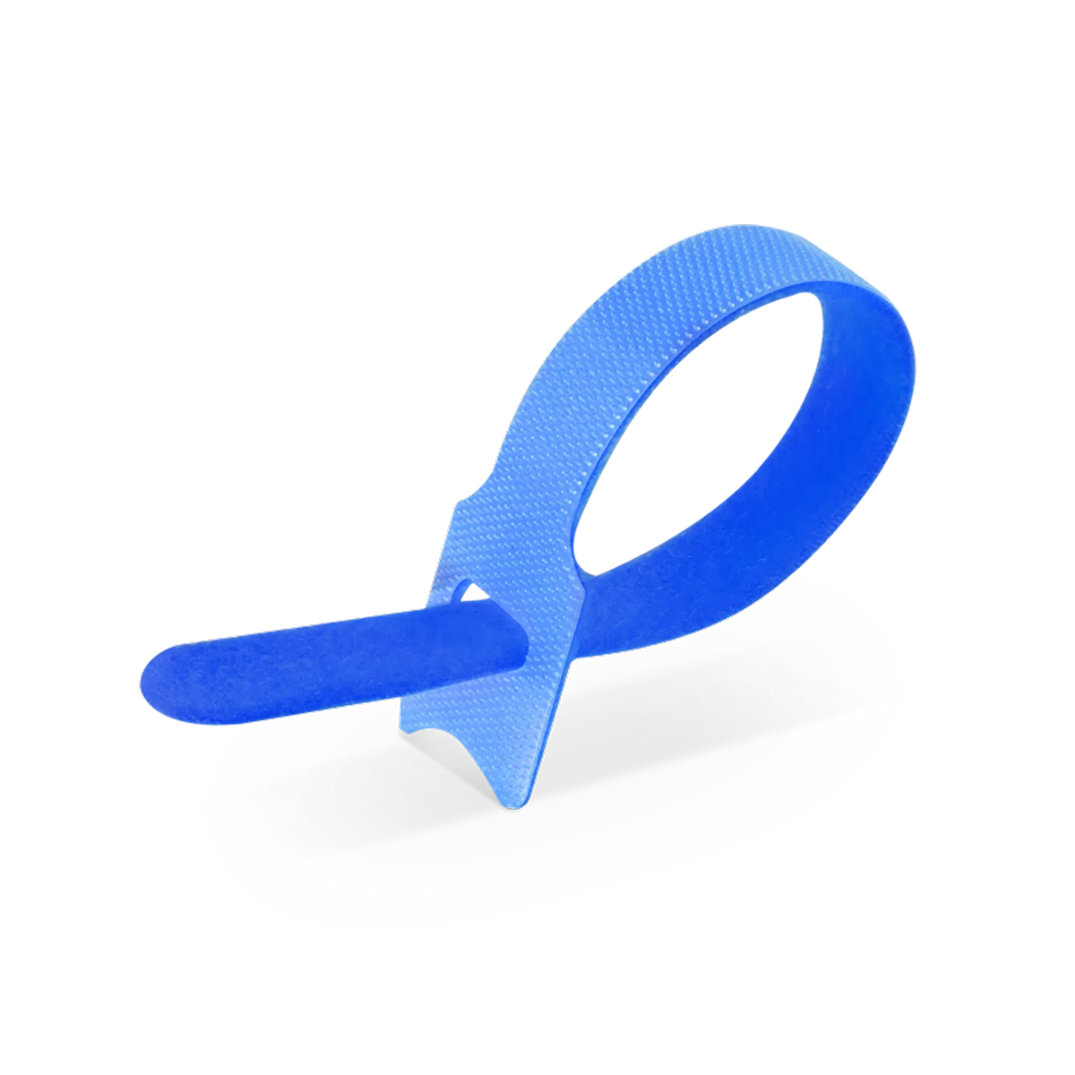 SFPS 100Pcs/Pack 6in.L x 0.5in.W T-type Reusable Cable Ties, Blue SFPS
