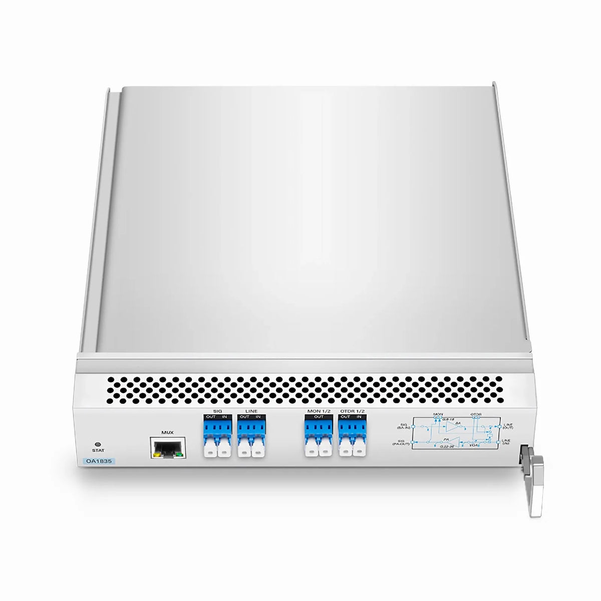 SFPS D7000 OA1835, DWDM EDFA Bidirectional Amplifier with PA 22-35dB and BA 8-18dB Gain, 21.5dBm Output for D7000 Series Managed Chassis, with Built in OSC, VOA SFPS
