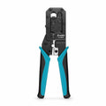 SFPS Pro'sKitA® All-in-one Modular Tool, Wire Stripper Cutter Crimper for 6P/8P Modular Plugs with Safety Baffle SFPS