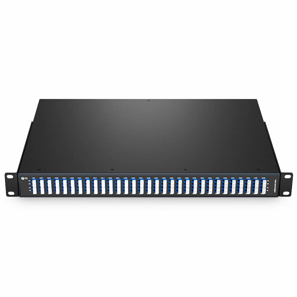 SFPS 60 Channels Odd DWDM Mux Demux, Super C-band 100GHz 190.75-196.65THz, with Monitor Port, 6.0dB Typical IL, LC/UPC, Dual Fiber, FMU 1U Rack Mount SFPS