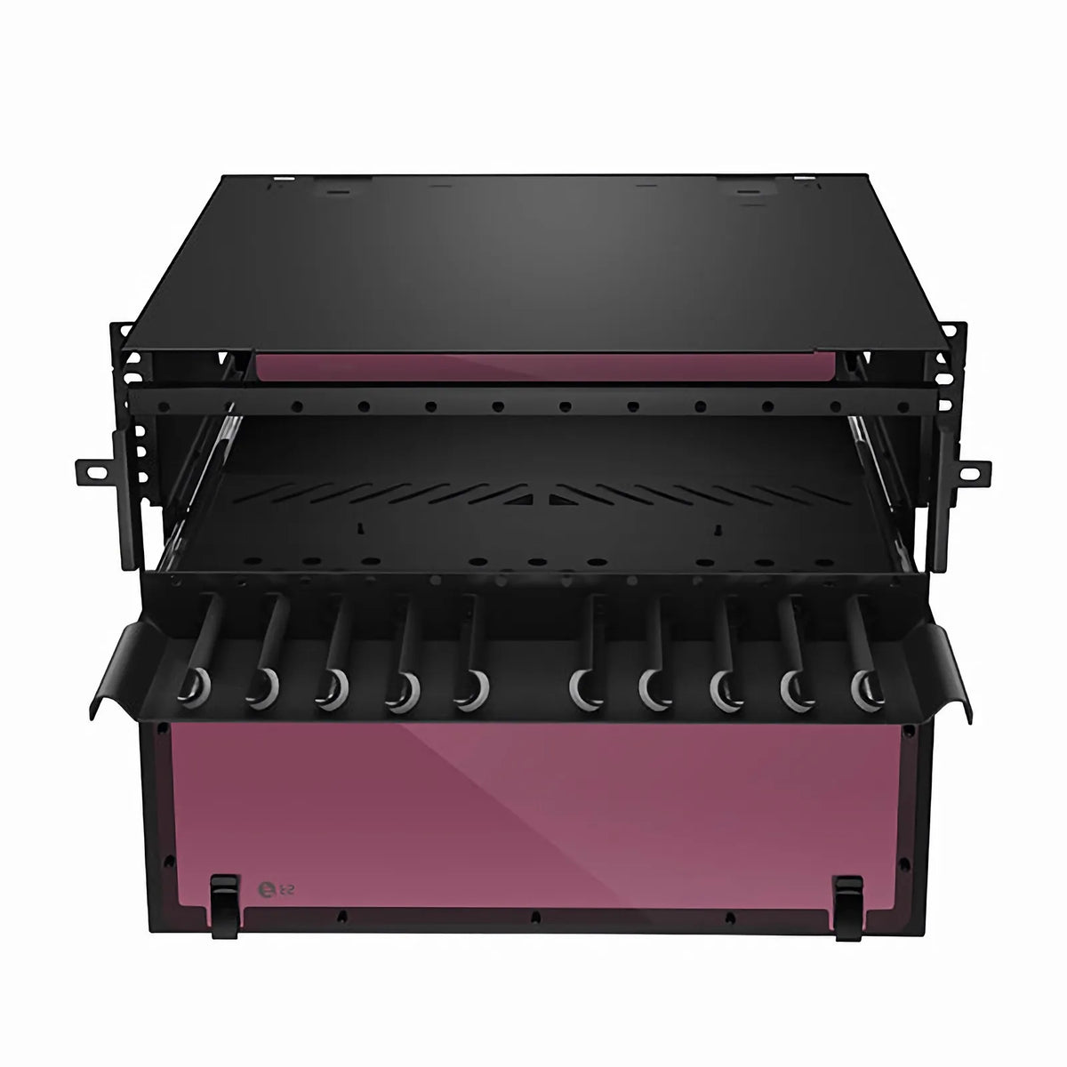 SFPS FHDA High Density 4U Rack Mount Enclosure Unloaded, Sliding Drawer, Holds up to 12 x FHDA Cassettes, Panels or Splice Trays, 432 Fibers (LC) SFPS
