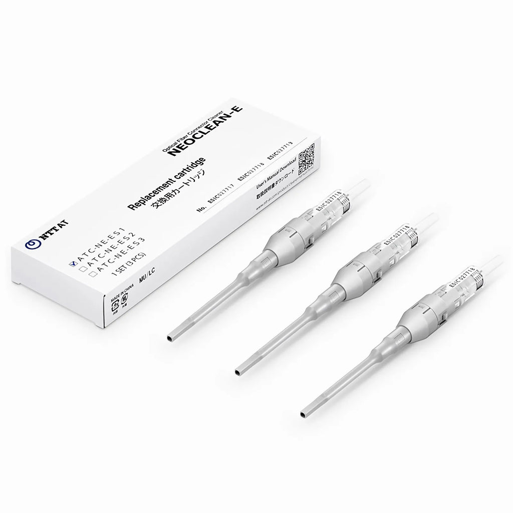 SFPS NEOCLEAN-E Pen Replacement Cartridge for 1.25mm LC/MU One-Push Cleaner (3 pcs/set) SFPS