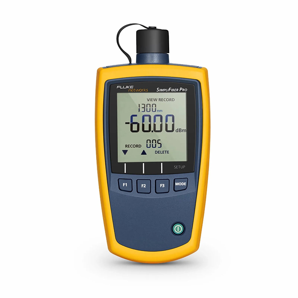 SFPS Fluke Networks SFPOWERMETER SimpliFiberA® Pro Handheld Optical Power Meter with 2.5mm SC/FC/ST Connector SFPS