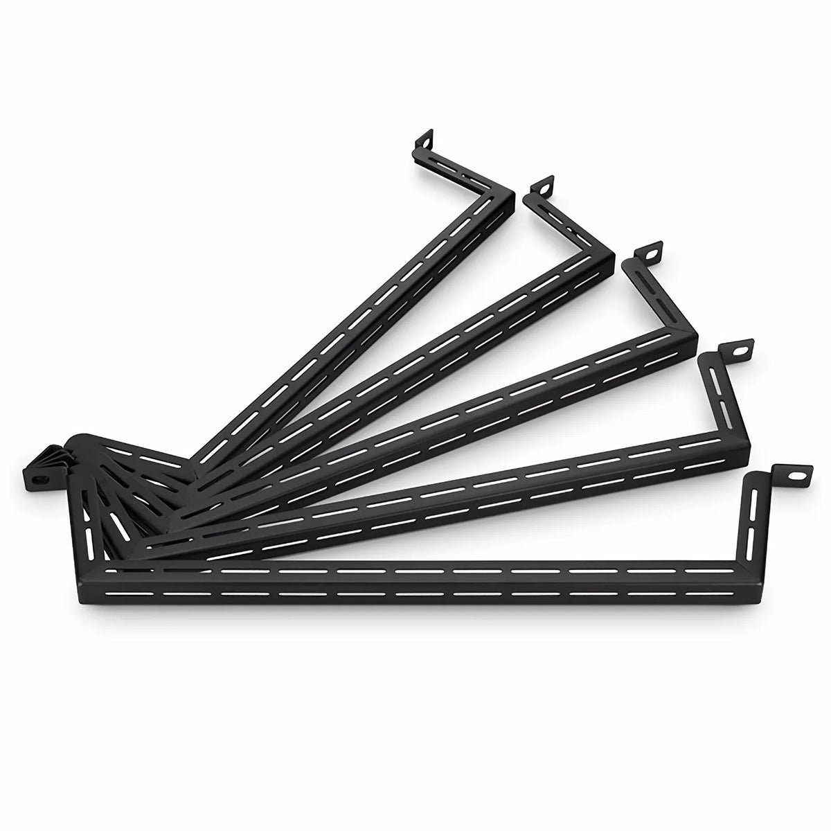 SFPS Zero U Horizontal Cable Lacer Bar, L-Shaped with 4.02" Offset, Steel, 5pcs/Pack, for 19" EIA SFPS