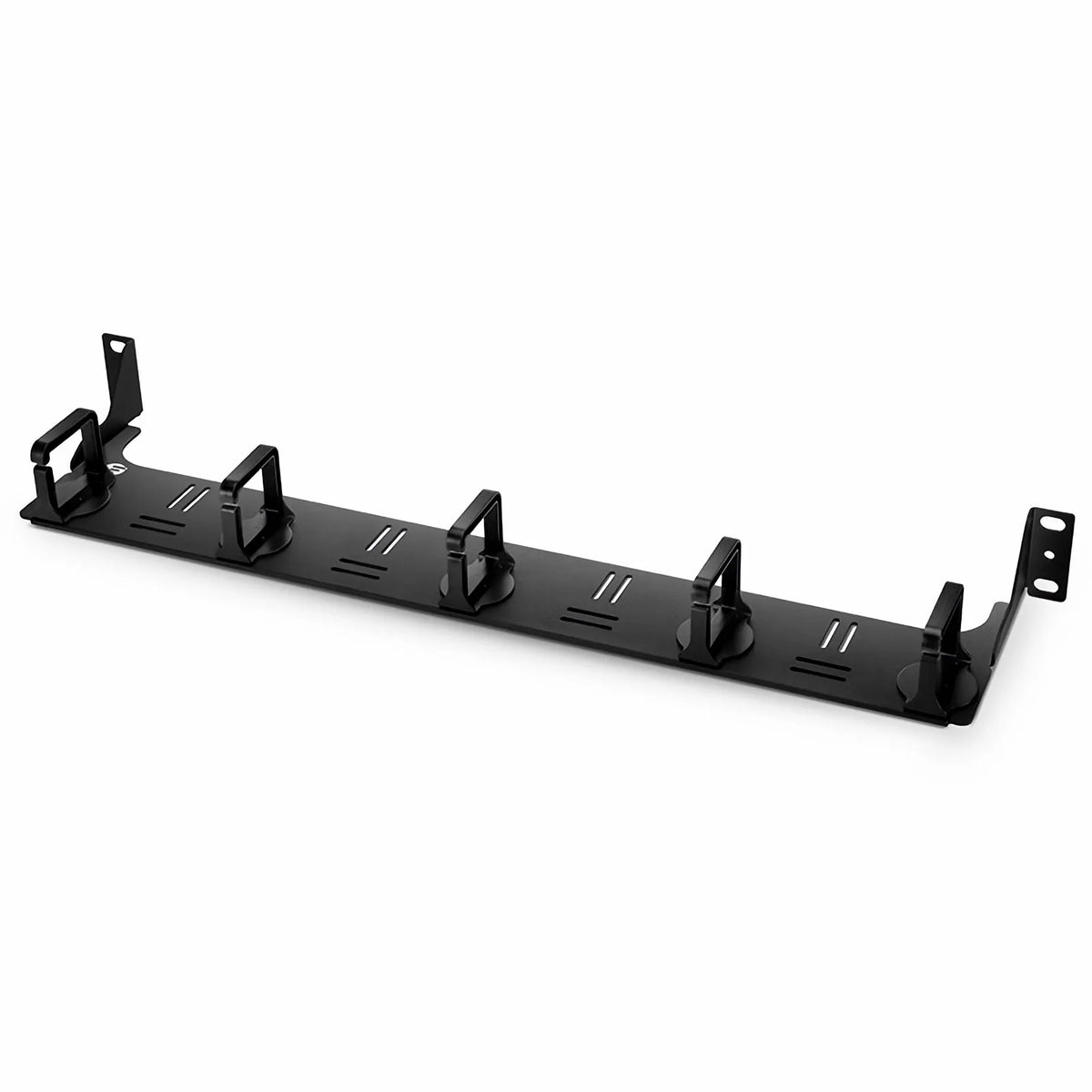 SFPS Horizontal Single Sided Cable Manager for 19 in. Rack or Cabinet, 0RU, 5 Snap-in D-Rings, 4.29 in. Depth SFPS