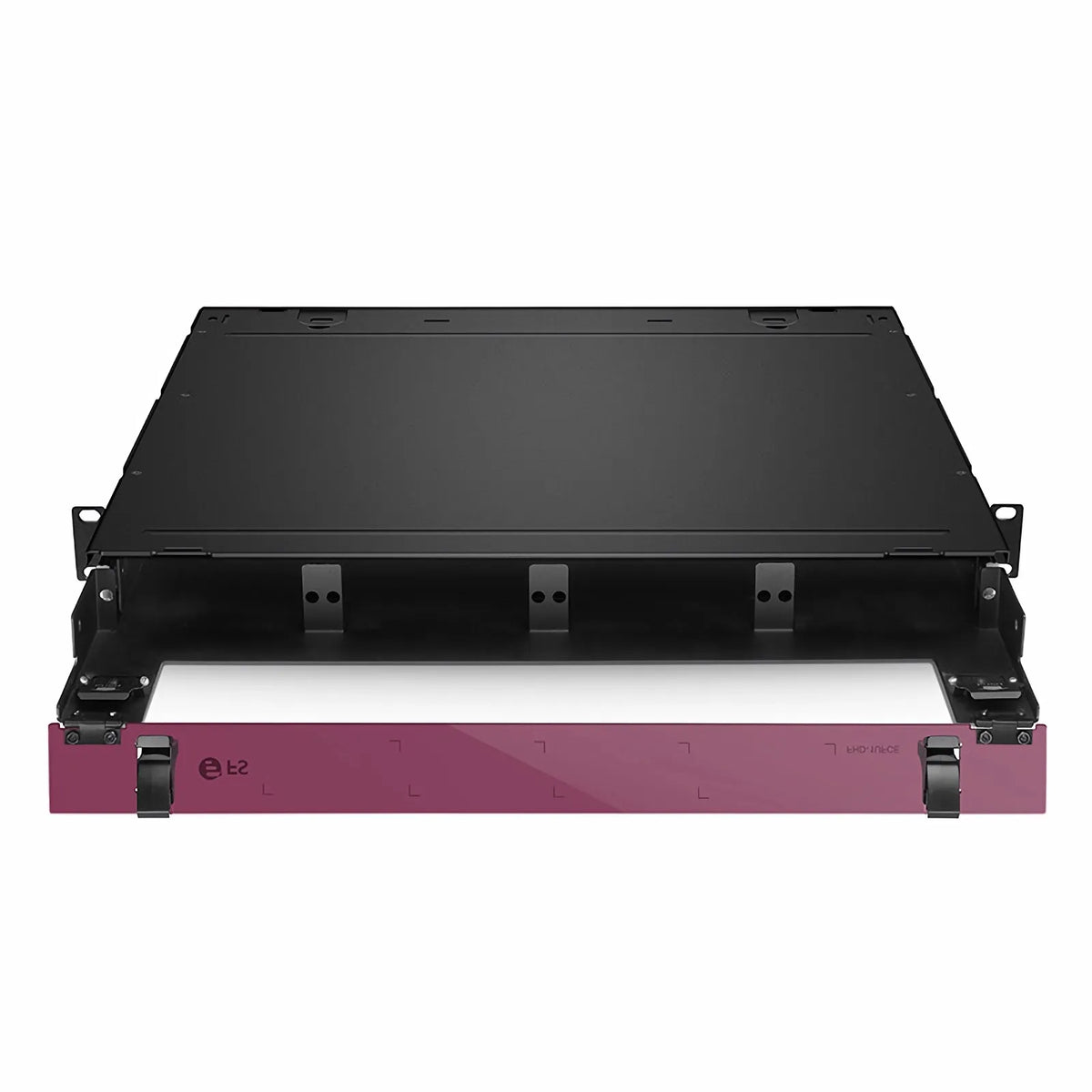 SFPS FHDA High Density 1U Rack Mount Enclosure Unloaded, Sliding Drawer, Holds up to 4 x FHDA Cassettes, Panels, or Splice Trays, 144 Fibers (LC) SFPS