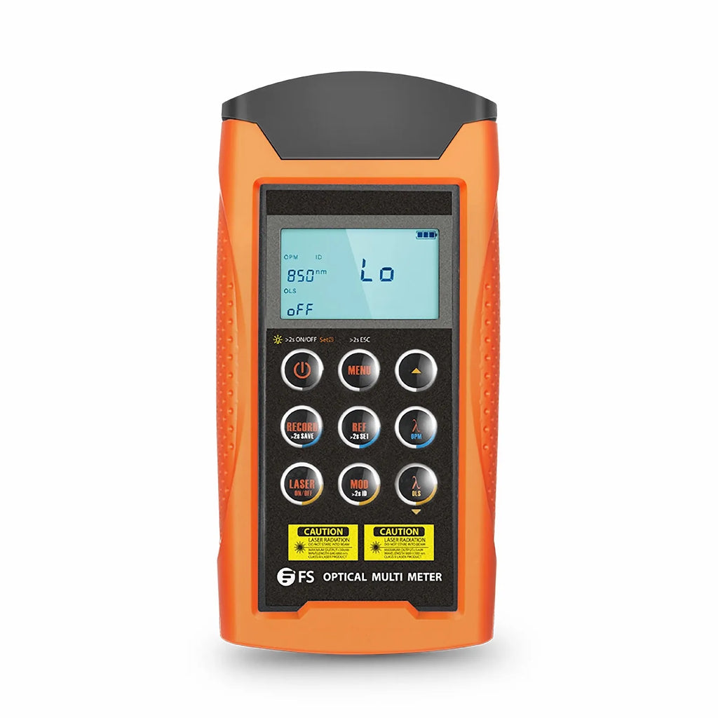 SFPS FHOM-201 Power Meter + Laser Source Handheld Optical Multimeter with 2.5mm FC/SC/ST Connector SFPS