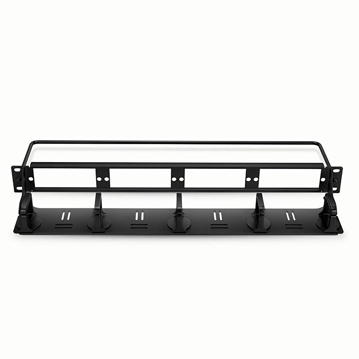 SFPS FHDA High Density 1U Rack Mount Blank Enclosure Unloaded, Detachable Cable Management Lacer Panel and Bar, Holds up to 4 x FHDA Panels, 144 Fibers (LC) SFPS