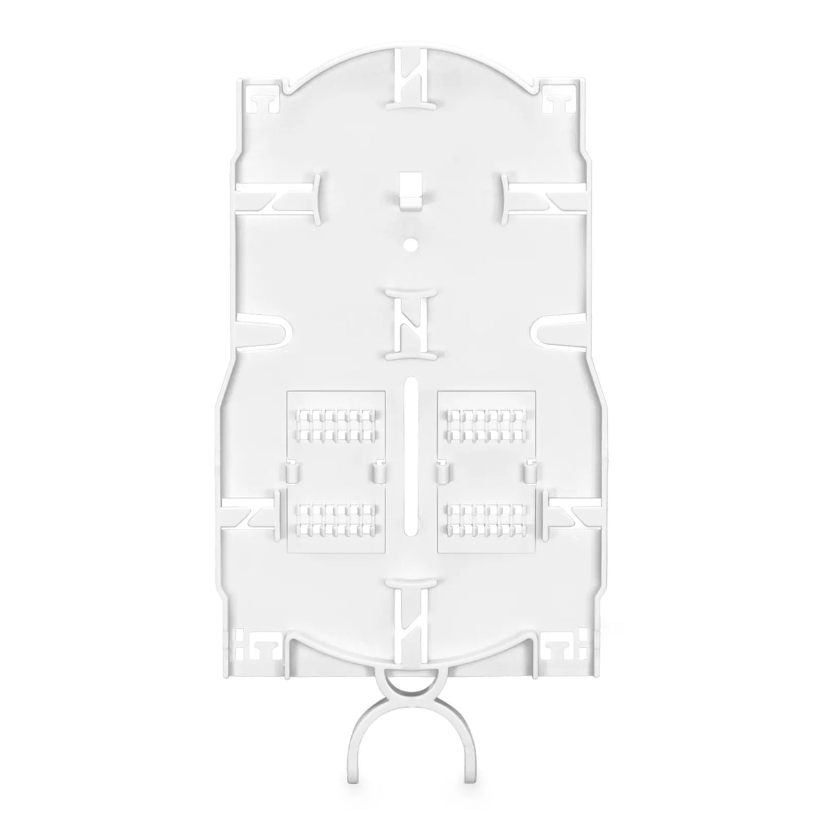 SFPS 24 Fibers Fusion Splice Tray for Heat-Shrink Fusion Splices, 0.39" x 4.72" x 8.98", Suitable for FS-S008-1O4R-6-24F, FS-S008R-1O6R-10-24F SFPS