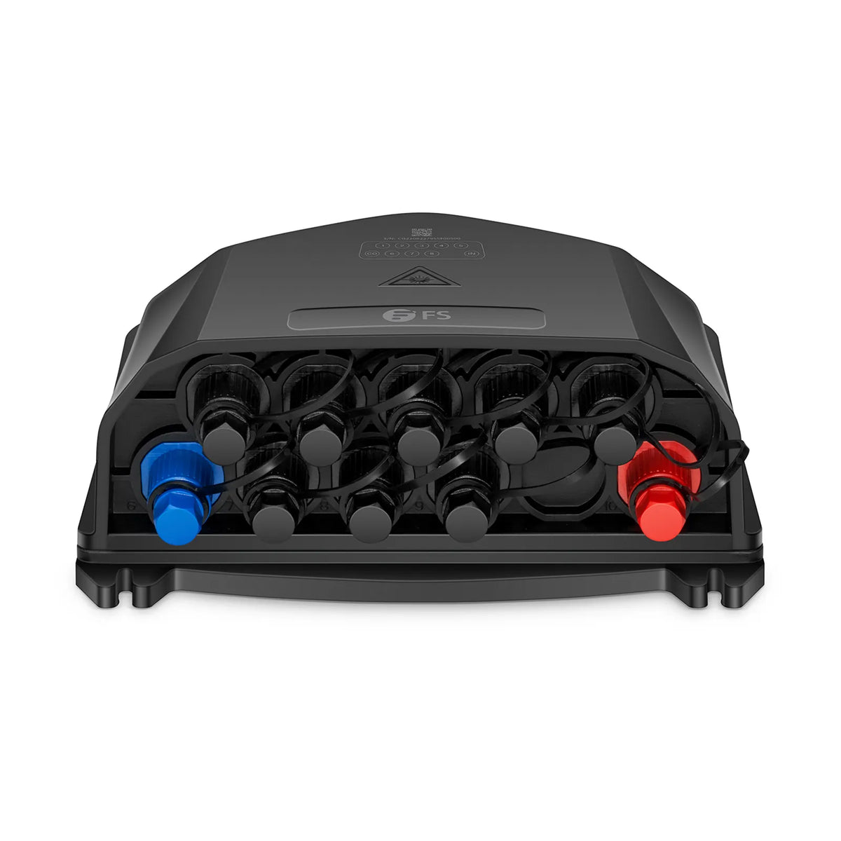 SFPS Fully Pre-Terminated Sub Box for Quick ODN, 10 ports, Hot-Melting (Non-open), 1x 9 Splitter (80:20), SC Hardened Adapter, Insertion Loss 2.2dB-16.3dB, Return Loss 55dB, PP+GF, IP68, Wall/Pole/Aerial, Indoor/Outdoor SFPS