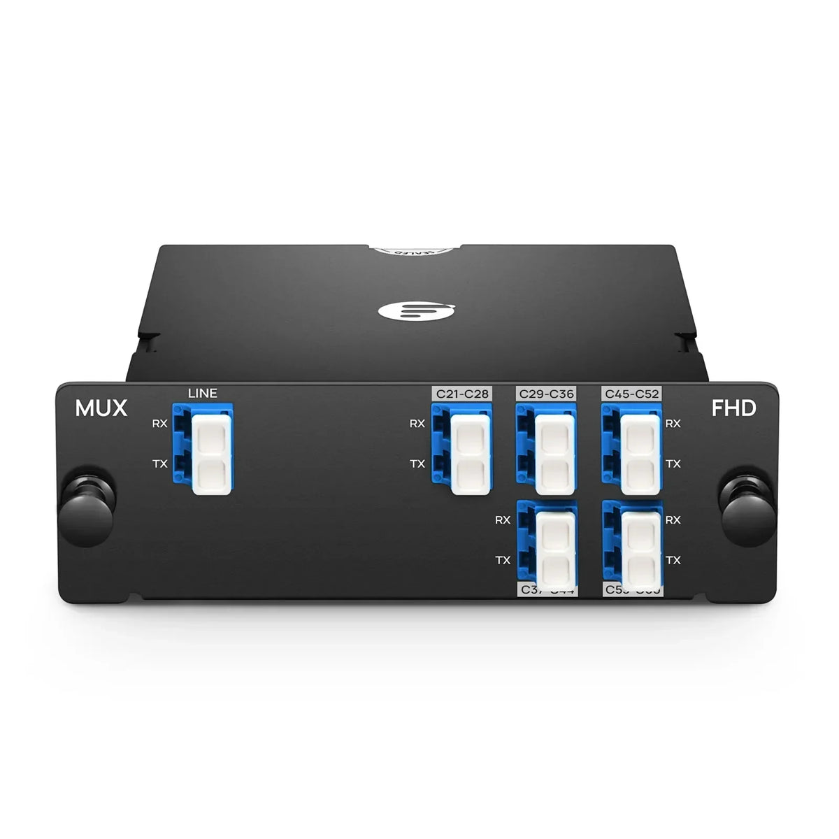 SFPS 1 x 5 Band DWDM Mux Demux, 100GHz C21-C60, 2.2dB Typical IL, LC/UPC, Dual Fiber, High Density, FHDA Plug-in Module SFPS