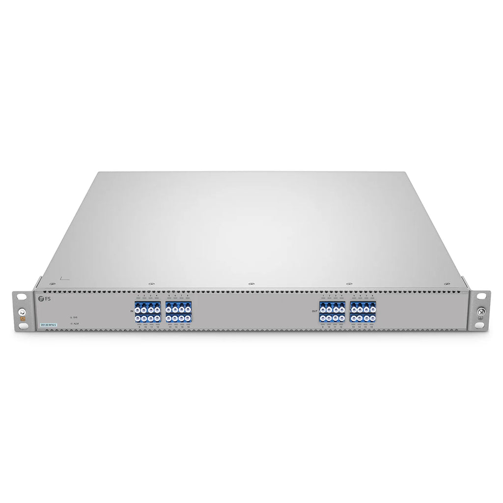 SFPS D5130-W16-S Single-mode Low Loss All-Optical Circuit Switch with Built-in OPD, 16 x 16 Ports, Redundant AC PSUs, Support WebGUI Network Management SFPS