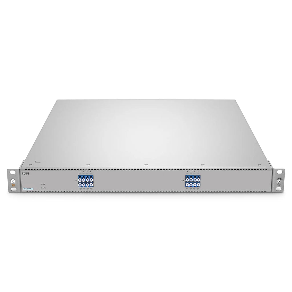 SFPS D5130-W08-S Single-mode Low Loss All-Optical Circuit Switch with Built-in OPD, 8 x 8 Ports, Redundant AC PSUs, Support AmpCon-T/WebGUI Network Management SFPS