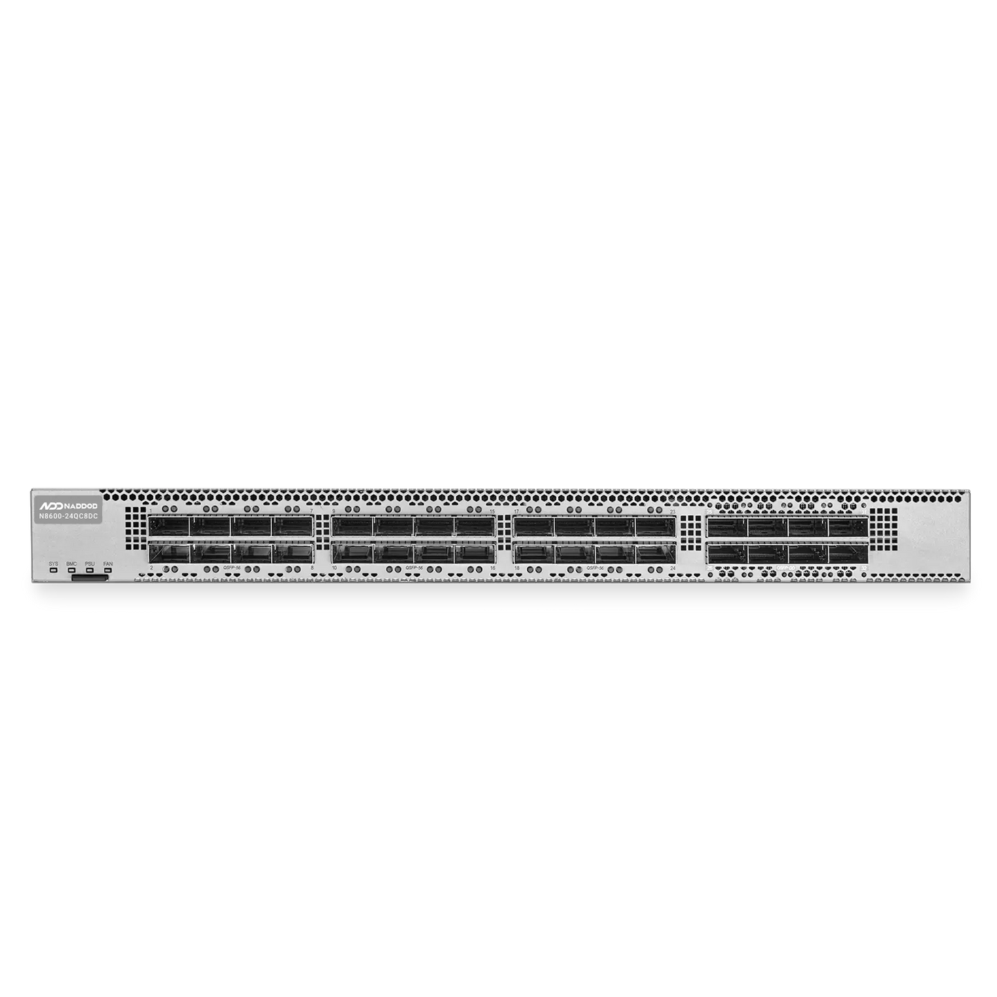 N8600-24QC8DC, 24x 200Gb QSFP56, with 8x 400Gb QSFP-DD, Broadcom Trident 4, NDD OS by NADDOD, for AI/ML/Cloud/HPC SFPS