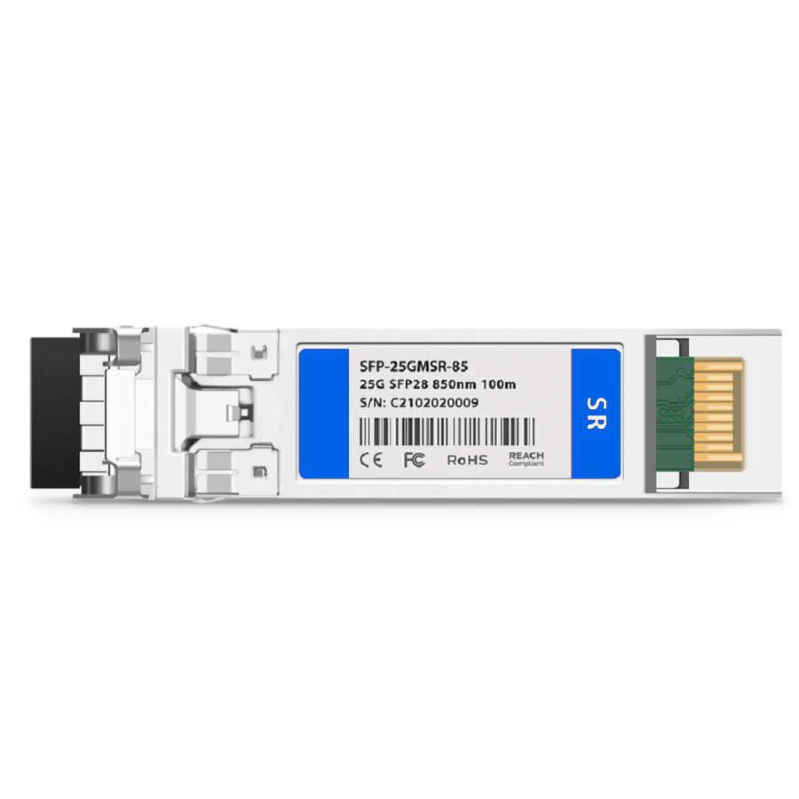 SFPS Cisco Compatible 10/25GBASE-SR SFP28 Dual-rate 850nm 100m DOM Duplex LC/UPC MMF Optical Transceiver Module SFPS