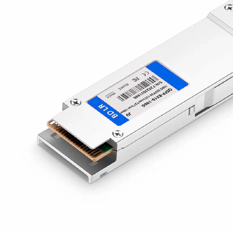 SFPS Cisco Compatible 100GBASE-BX10-D QSFP28 BiDi 4 x 25G NRZ 1331nm-TX/1271nm-RX 10km DOM Simplex LC/UPC SMF Optical Transceiver Module SFPS