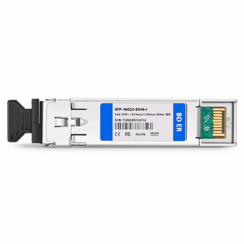 SFPS Cisco SFP-10G-BX40U-I Compatible 10GBASE BiDi SFP+ 1270nm-TX/1330nm-RX 40km DOM Simplex LC/UPC SMF Optical Transceiver Module (Industrial) SFPS