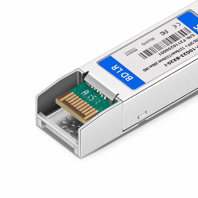 SFPS Cisco Compatible 10GBASE-BX20-U BiDi SFP+ 1270nm-TX/1330nm-RX 20km DOM Simplex LC/UPC SMF Optical Transceiver Module (Industrial) SFPS