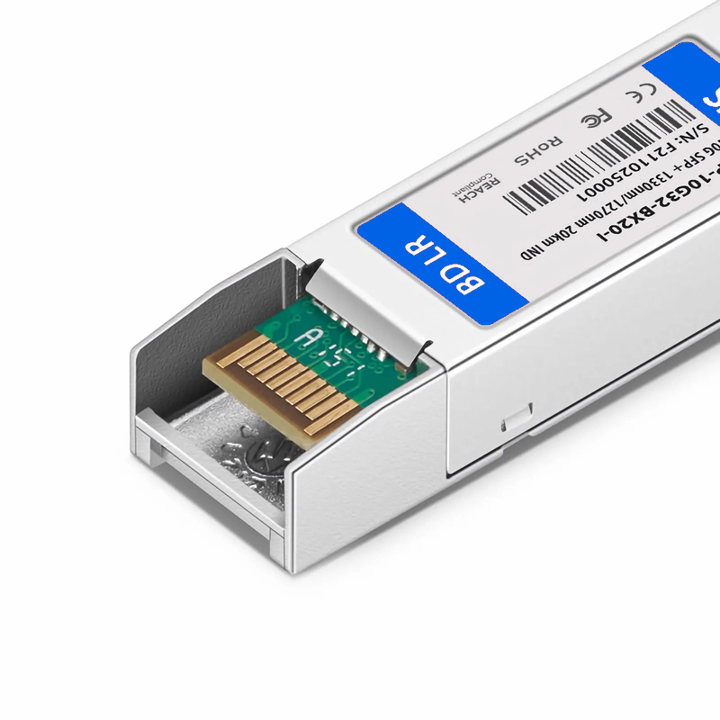 SFPS Cisco Compatible 10GBASE-BX20-D BiDi SFP+ 1330nm-TX/1270nm-RX 20km DOM Simplex LC/UPC SMF Optical Transceiver Module (Industrial) SFPS