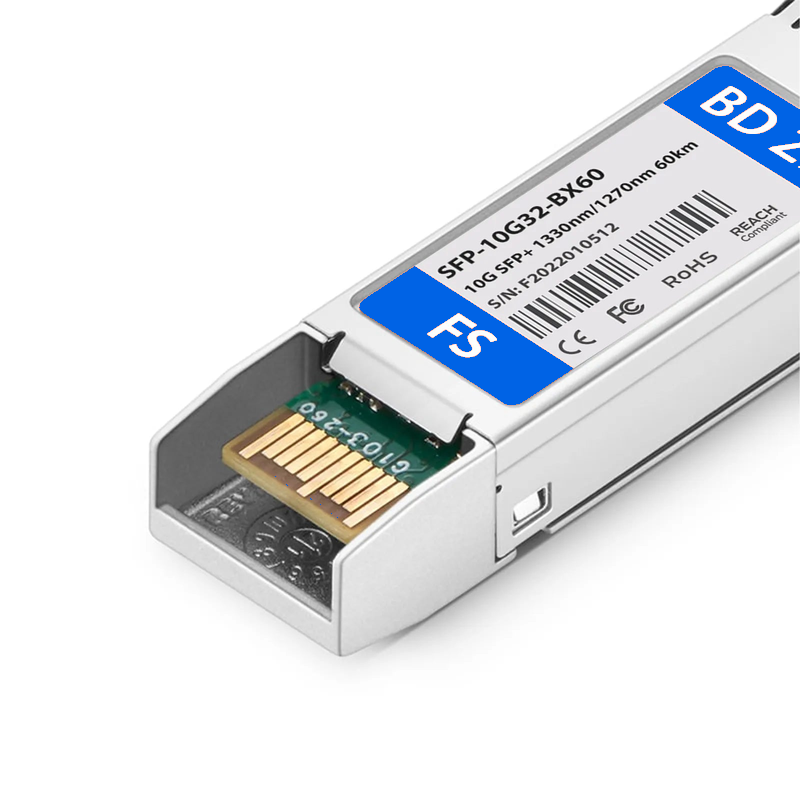 SFPS Cisco Compatible 10GBASE-BX60-D BiDi SFP+ 1330nm-TX/1270nm-RX 60km DOM Simplex LC/UPC SMF Optical Transceiver Module SFPS