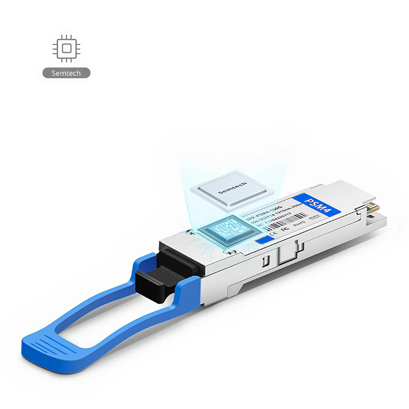 SFPS Cisco QSFP-100G-PSM4-S Compatible 100GBASE-PSM4 QSFP28 4 x 25G NRZ 1310nm 500m DOM MPO-12/APC SMF Optical Transceiver Module, Breakout to 4 x 25G-LR SFPS