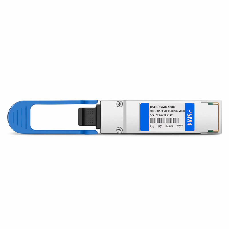 SFPS Cisco QSFP-100G-PSM4-S Compatible 100GBASE-PSM4 QSFP28 4 x 25G NRZ 1310nm 500m DOM MPO-12/APC SMF Optical Transceiver Module, Breakout to 4 x 25G-LR SFPS