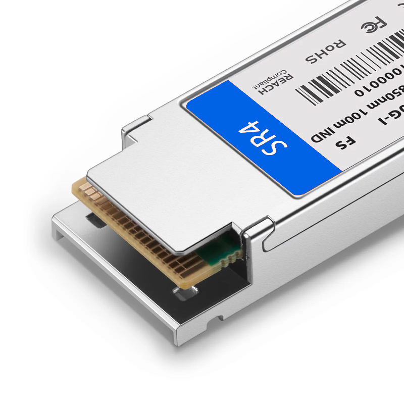 SFPS 100GBASE-SR4 QSFP28 4 x 25G NRZ 850nm 100m DOM MPO-12/UPC MMF Optical Transceiver Module forFOSwitches (Industrial), Breakout to 4 x 25G-SR SFPS