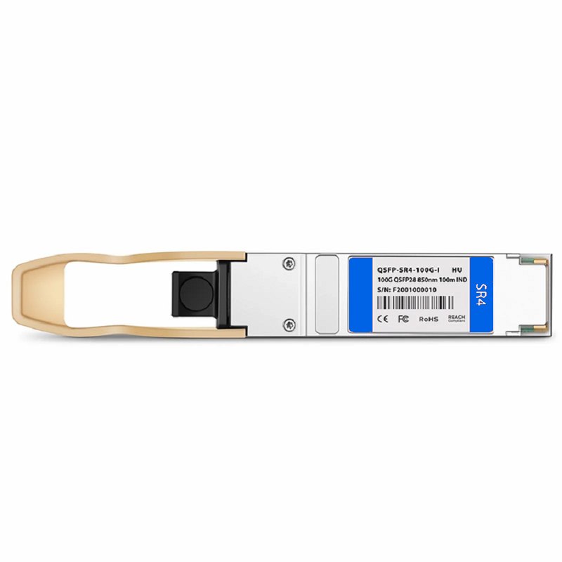 SFPS Juniper Networks JNP-QSFP-100G-SR4-I Compatible 100GBASE-SR4 QSFP28 4 x 25G NRZ 850nm 100m DOM MPO-12/UPC MMF Optical Transceiver Module (Industrial), Breakout to 4 x 25G-SR SFPS