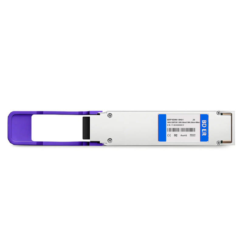 SFPS Arista Networks Compatible 100GBASE-BX40-D QSFP28 BiDi 4 x 25G NRZ 1309.14nm-TX/1304.58nm-RX 40km DOM Simplex LC/APC SMF Optical Transceiver Module (Industrial) SFPS