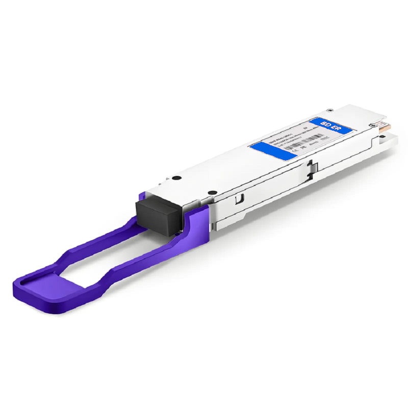 SFPS HW Compatible 100GBASE-BX40-U QSFP28 BiDi 4 x 25G NRZ 1304.58nm-TX/1309.14nm-RX 40km DOM Simplex LC/APC SMF Optical Transceiver Module (Industrial) SFPS