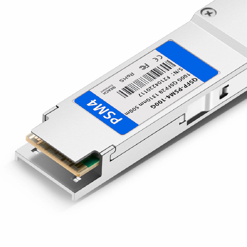 SFPS Cisco QSFP-100G-PSM4-S Compatible 100GBASE-PSM4 QSFP28 4 x 25G NRZ 1310nm 500m DOM MPO-12/APC SMF Optical Transceiver Module, Breakout to 4 x 25G-LR SFPS