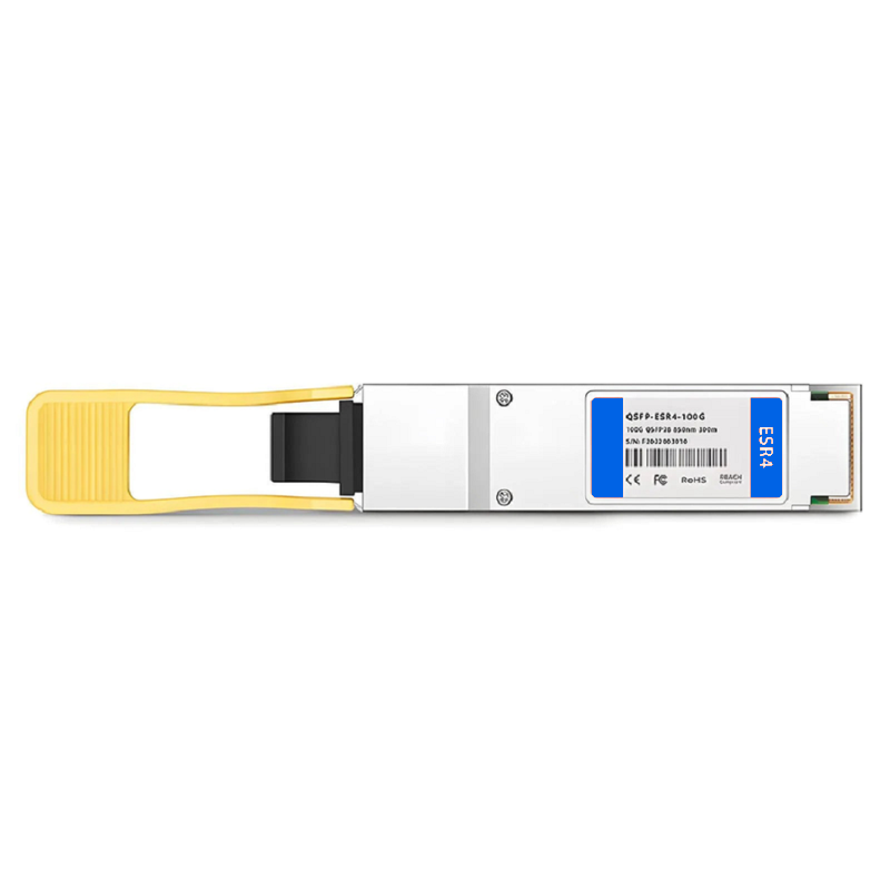 SFPS Cisco QSFP-100G-SR4-S Compatible 100GBASE-ESR4 QSFP28 4 x 25G NRZ 850nm 300m OM4 DOM MPO-12/UPC MMF Optical Transceiver Module, Breakout to 4 x 25G-ESR SFPS