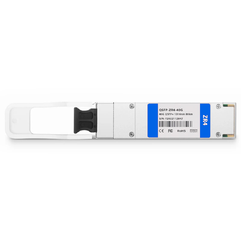 SFPS Cisco Compatible 40GBASE-ZR4 QSFP+ 1310nm 80km DOM Duplex LC/UPC SMF Optical Transceiver Module SFPS