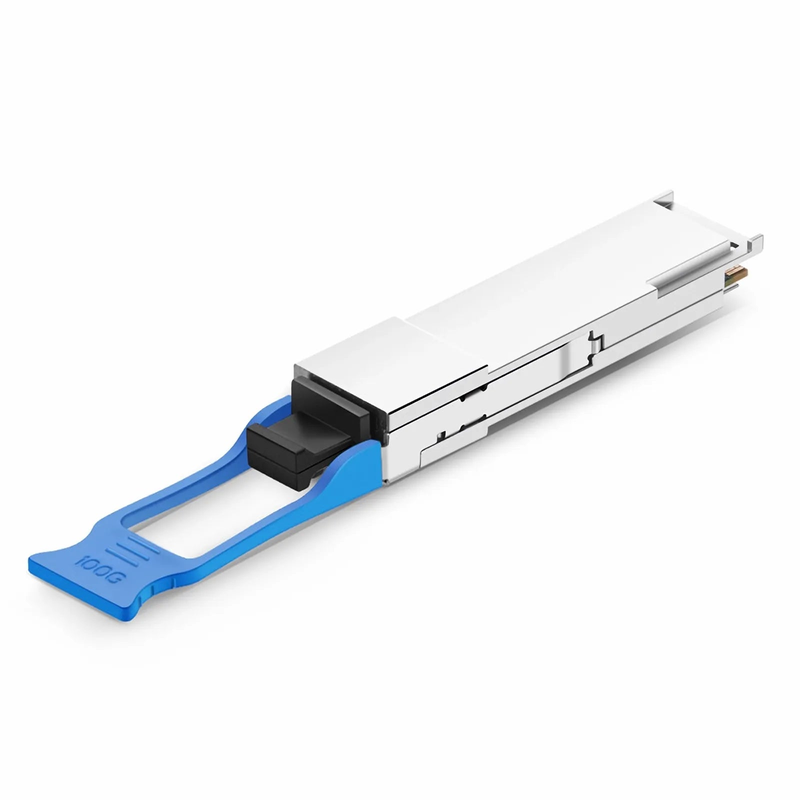 SFPS Cisco Compatible 100GBASE-PLR4 QSFP28 4 x 25G NRZ 1310nm 10km DOM MPO-12/APC SMF Optical Transceiver Module, Breakout to 4 x 25G-LR SFPS