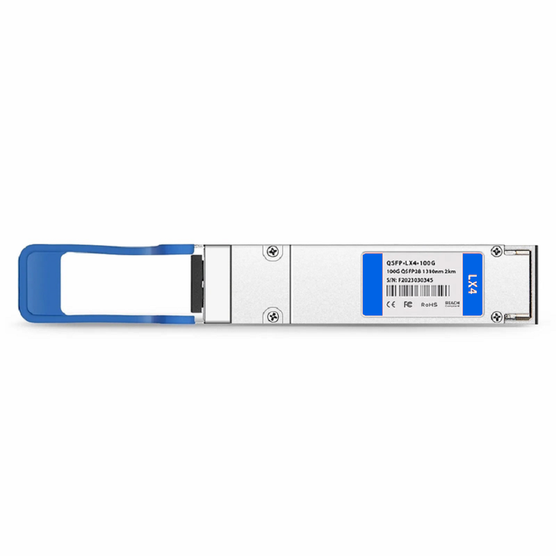 SFPS Cisco Compatible 100GBASE-LX4 QSFP28 4 x 25G NRZ 1310nm 2km/100m DOM Duplex LC/UPC SMF/MMF Optical Transceiver Module SFPS