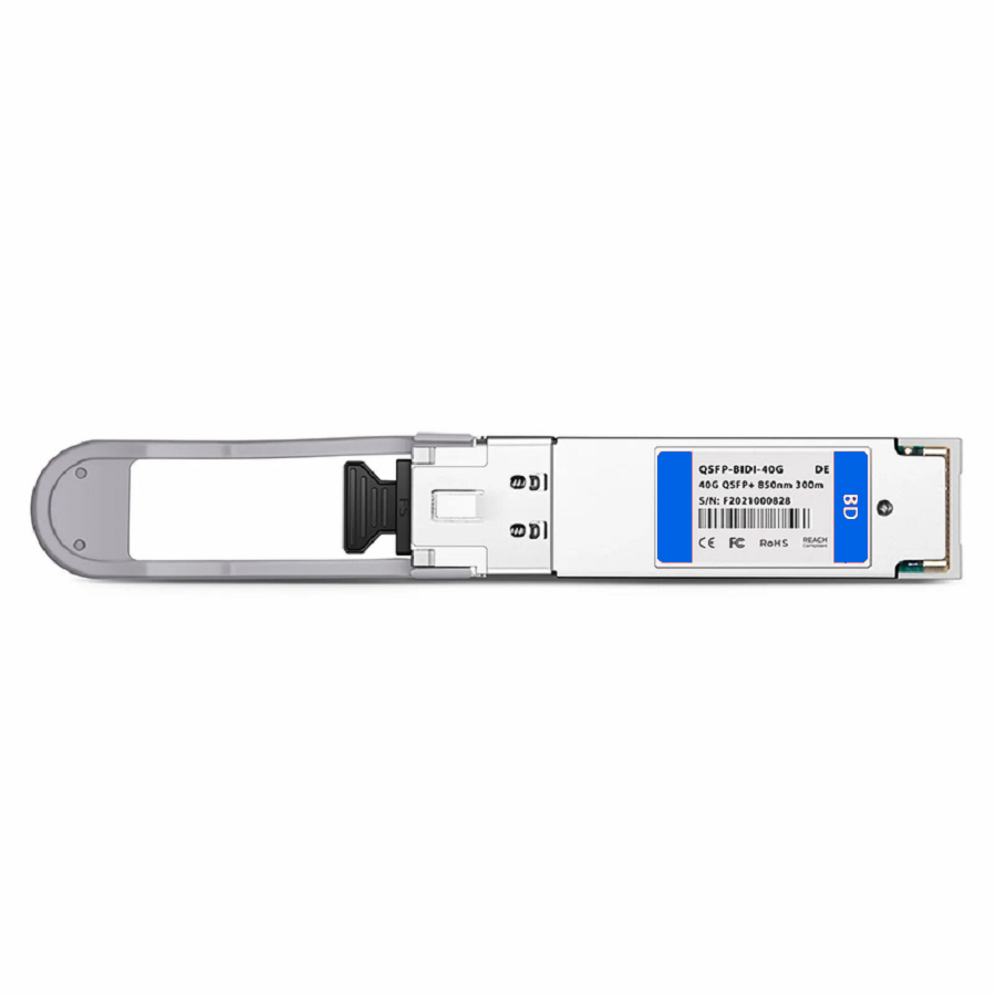 SFPS Dell Compatible 40GBASE-SR SWDM4 QSFP+ BiDi 850/880/910/940nm 300m DOM Duplex LC/UPC MMF Optical Transceiver Module SFPS