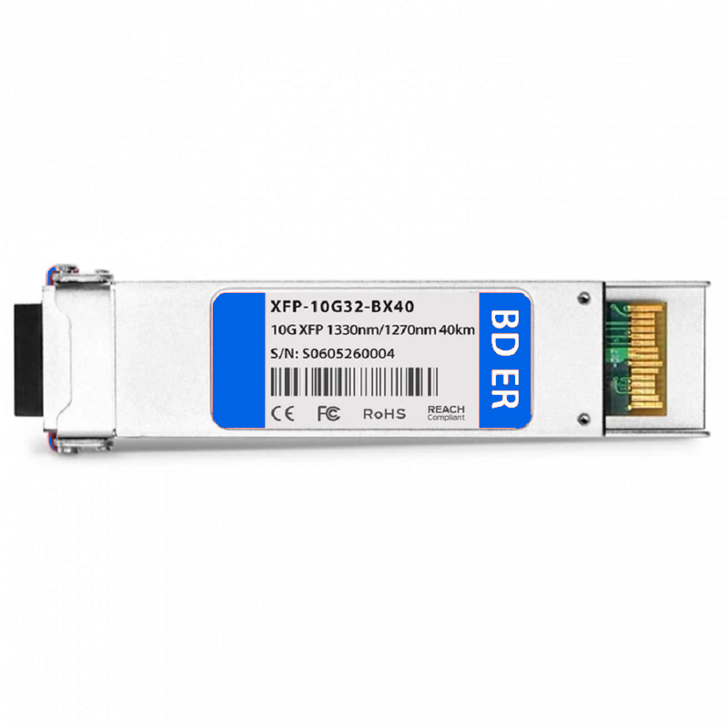 SFPS Cisco Compatible 10GBASE-ER/EW and OC-192/STM-64 IR-2 XFP 1550nm 40km DOM Duplex LC SMF Optical Transceiver Module SFPS